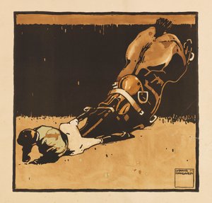 From the Portfolio Turf. Twelve Horse Racing Images, 1909 by Ludwig Hohlwein