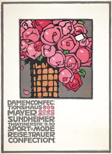 Poster advertising the ladies