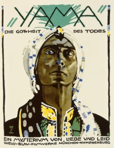 Yama. The Deity of Death by Ludwig Hohlwein