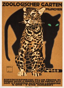 Zoological Garden, Munich by Ludwig Hohlwein
