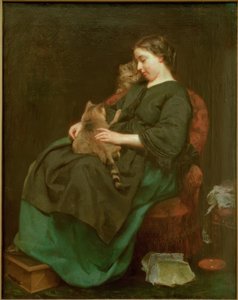 The Cat Mother by Ludwig Knaus
