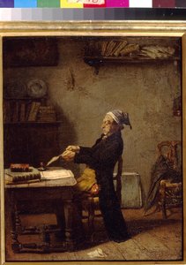 Scientist at work by Ludwig Knaus