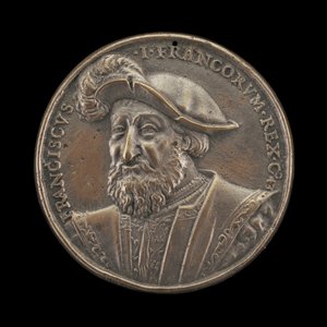 François I, 1494-1547, King of France 1515 [obverse] by Ludwig Neufahrer
