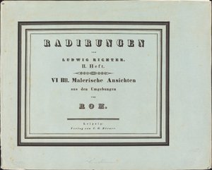 Picturesque Views from the Surroundings of Rome by Ludwig Richter