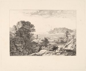 View of the Castle of Olevano