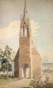 The Gothic Chapel near Witzenhausen by Ludwig Sigismund Ruhl
