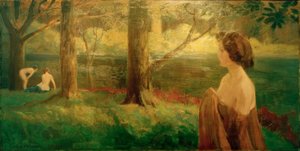 Evening Sun by Ludwig von Hofmann