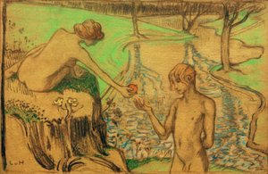 Adam and Eve by Ludwig von Hofmann