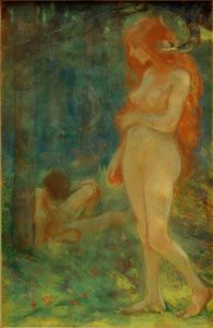 Adam and Eve by Ludwig von Hofmann