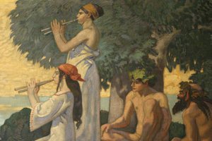 Dionysian Procession by Ludwig von Hofmann