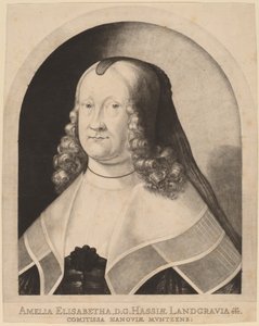 Amelia Elizabeth, Countess of Hesse by Ludwig von Siegen