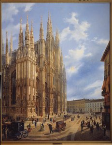 The Cathedral (Duomo) of Milan (Italy)