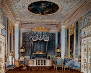 View of the Bedroom of Tsar Alexander II at Gatchina Palace