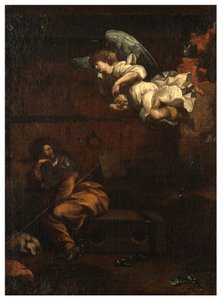 North Transept, Altar of San Rocco, Announcement of death in prison
