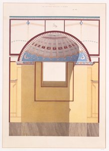 Niche in the tepidarium, House of Diomedes, Pompeii by Luigi Bazzani