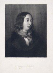 Portrait of George Sand, pub. 1837
