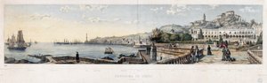 Panoramic View of the City of Genoa by Luigi Garibbo