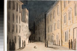 Perspective of the Strada Nuovissima in Genoa by Luigi Garibbo