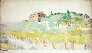View of the villa of the Marquis Gian Carlo di Negro known as Villetta Di Negro in Genoa