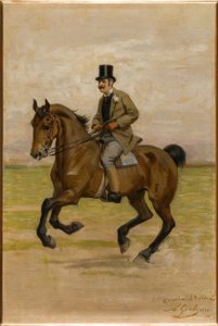 Vittorio Matteo Corcos on Horseback