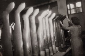 Workers in a Sock Factory by Luigi Leoni