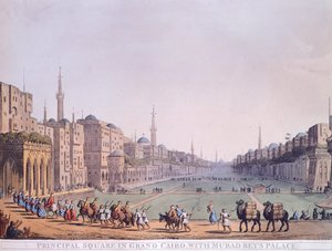 Cairo Main Square by Luigi Mayer