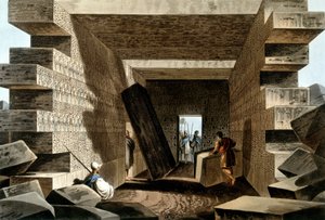 Inside the Temple of Jupiter Ammon, Libya. In Views in the Ottoman Dominions, in Europe, in Asia, and Some of the Mediterranean Islands from the Original Drawings Taken by Luigi Mayer, London 1810