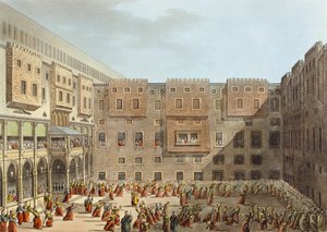 Mameluke Practice in Front of the Palace of Mourad Bey in Cairo