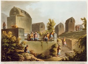 Sarcophagi and Sepulchres at the Head of the Harbour at Cacamo, from 