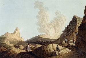 Stromboli Island, Crater by Luigi Mayer