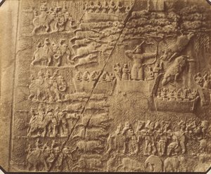 Tag-e Bustan, Kermanshah, 1840s-60s by Luigi Pesce