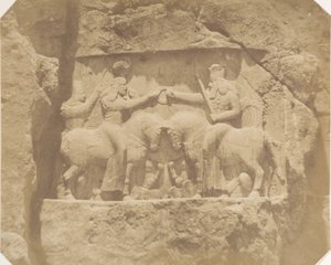 Bas Relief at Nakshi Rustam by Luigi Pesce