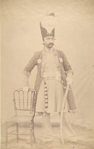 Naser al-Din Shah, ca. 1852-55 by Luigi Pesce