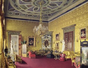 The Lyons Hall in the Catherine Palace at Tsarskoye Selo, 1859 by Luigi Premazzi