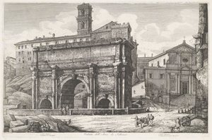 Arch of Septimius Severus in Rome Veduta dell