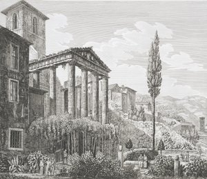 Temple of Hercules at Cora, from 