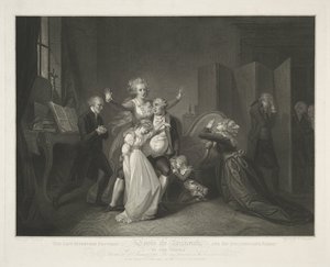 Last Meeting of Louis XVI and His Family by Luigi Schiavonetti