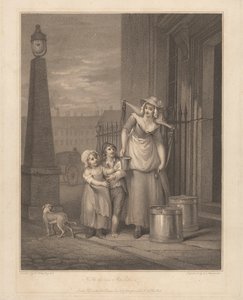 Milk Below Maids by Luigi Schiavonetti
