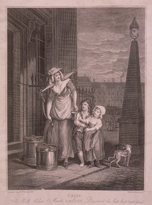 Milk below Maids, Cries of London, c1795 by Luigi Schiavonetti