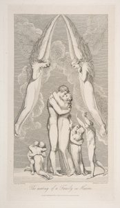 The Meeting of a Family in Heaven, from The Grave, a Poem by Robert Blair by Luigi Schiavonetti