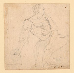 Seated Woman by Luigi Vanvitelli