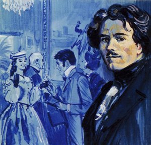 Eugene Delacroix sent in his painting and it caused a sensation in Paris by Luis Arcas Brauner
