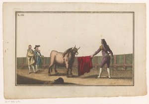 Matador Challenging a Bull