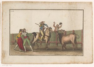 Picador Aiming His Lance at a Bull