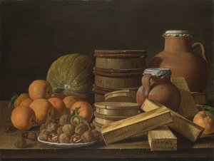 Still Life with Oranges and Walnuts. 1772