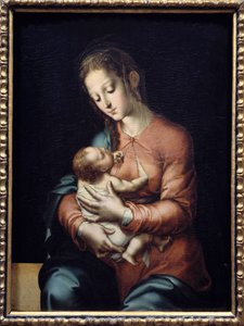 The Virgin and Child by Luis de Morales