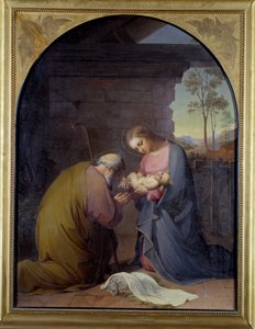 Adoration of Jesus by Luisa Mussini Piaggio