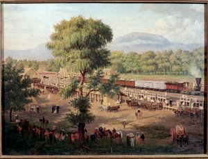 View of the Railway of Mexico Valley by Luiz Coto