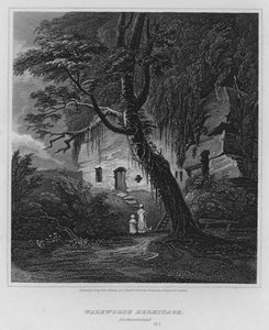 Warkworth Hermitage, Northumberland by Luke (after) Clennell