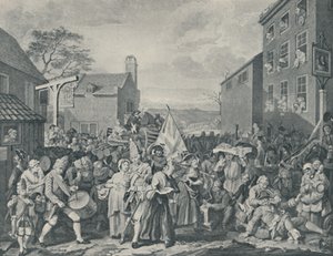The March of the Guards Towards Scotland, 1745 by Luke Sullivan